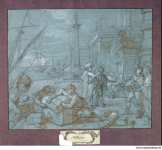 Natoire Charles-Joseph Sea Port A Fantastic Port  - Hermitage